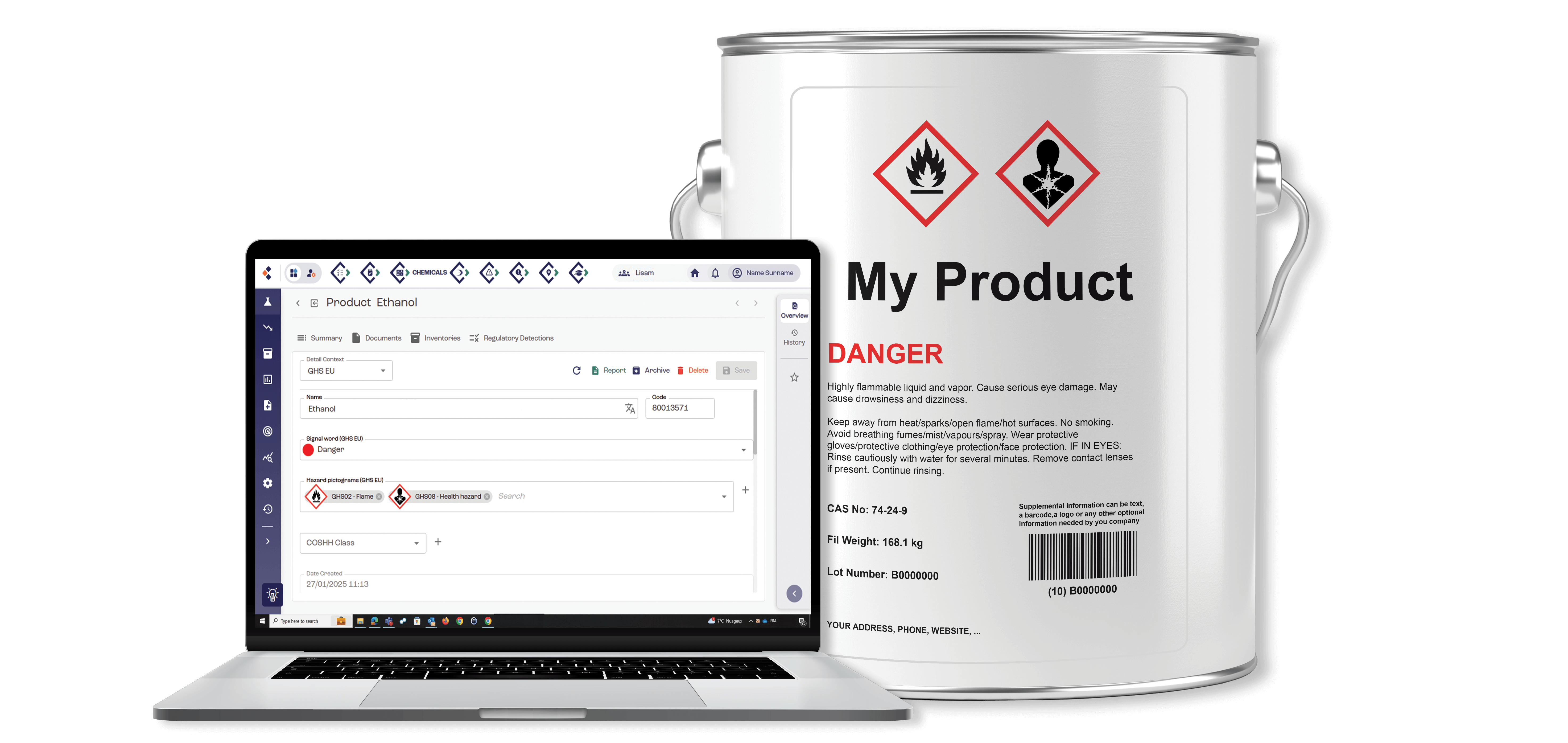Chemicals - paint-merge with PC- tinifed